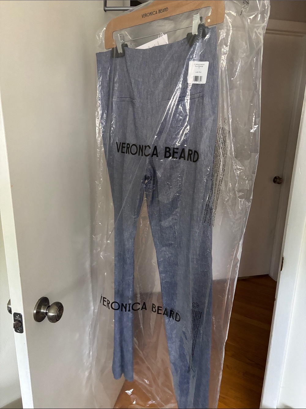 Veronica Beard Blue Melange Jude Pant 10 NWTs
